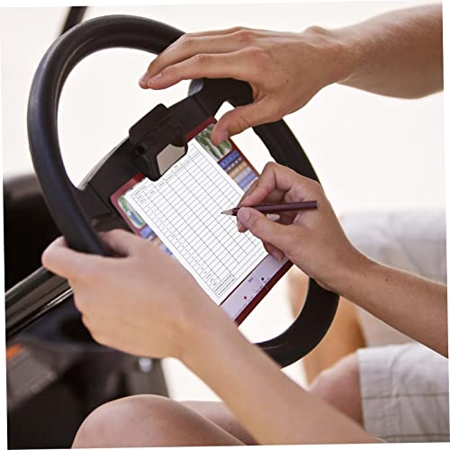 BESPORTBLE – Tarjetas de marcador para golf, 36 unidades, herramienta para registrar puntuaciones en juegos y torneos al aire libre, papel recubierto miniatura 6