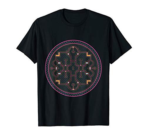 Shipibo Stammes Psychedelisch T-Shirt Cover