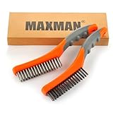 Wire Brush Set,Heavy Duty Carbon Steel and...