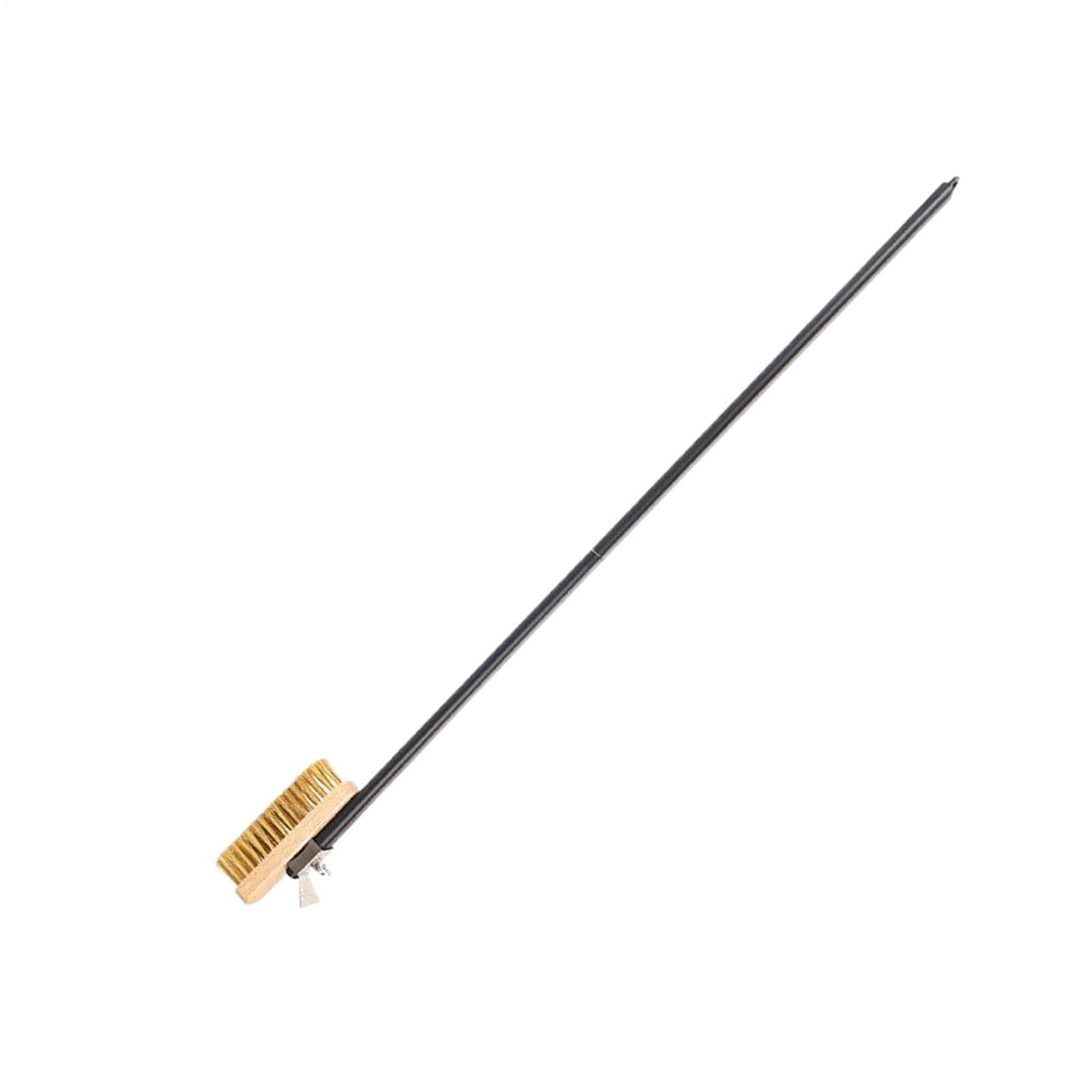 Cepillo de horno con raspador de piedra Raspador De Acero Inoxidable Con | Resistente Al Calor Y Altas Temperaturas Rascador inoxidable resistente al óxido para limp
