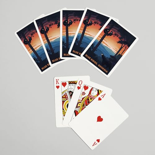 Lantern Press naipes Poker Blue Ridge Georgia oso negro miniatura 7