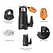TACKLIFE Bomba Sumergible, Bombas de Aguas Sucias 400W, 9000 L/H, 6M de...