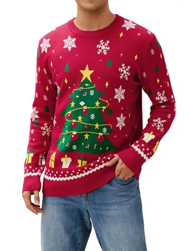Becotal Weihnachten Pullover Herren Weihnachtspullover Familie Set...