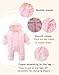 JingleBaBa Unisex Baby Snowsuit Winter Outfits Toddler One Piece Fashion Bodysuit Infant Coat Jumpsuit 0-3 Months