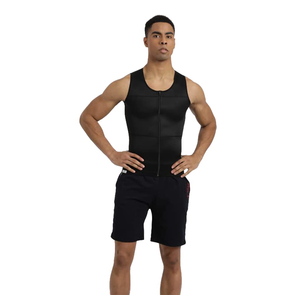 Slick Gynecomastia Compression Vest - Zipper, Black - XL (B09RZZWY6W) Amazon Price History, Amazon Price Tracker