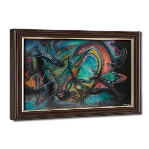 Impression géométrique moderne Rolph Scarlett sur toile d'art abstraite haut de gamme
