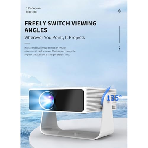 Mini projecteur portable WiFi pour vidéo HD et mirroring Android