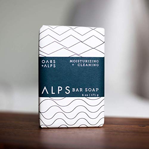 Oars + Alps Bar Soap, Natural Skin Care, Hydrates With Shea Butter And Jojoba Oil, Vegan And Gluten Free #TOP4