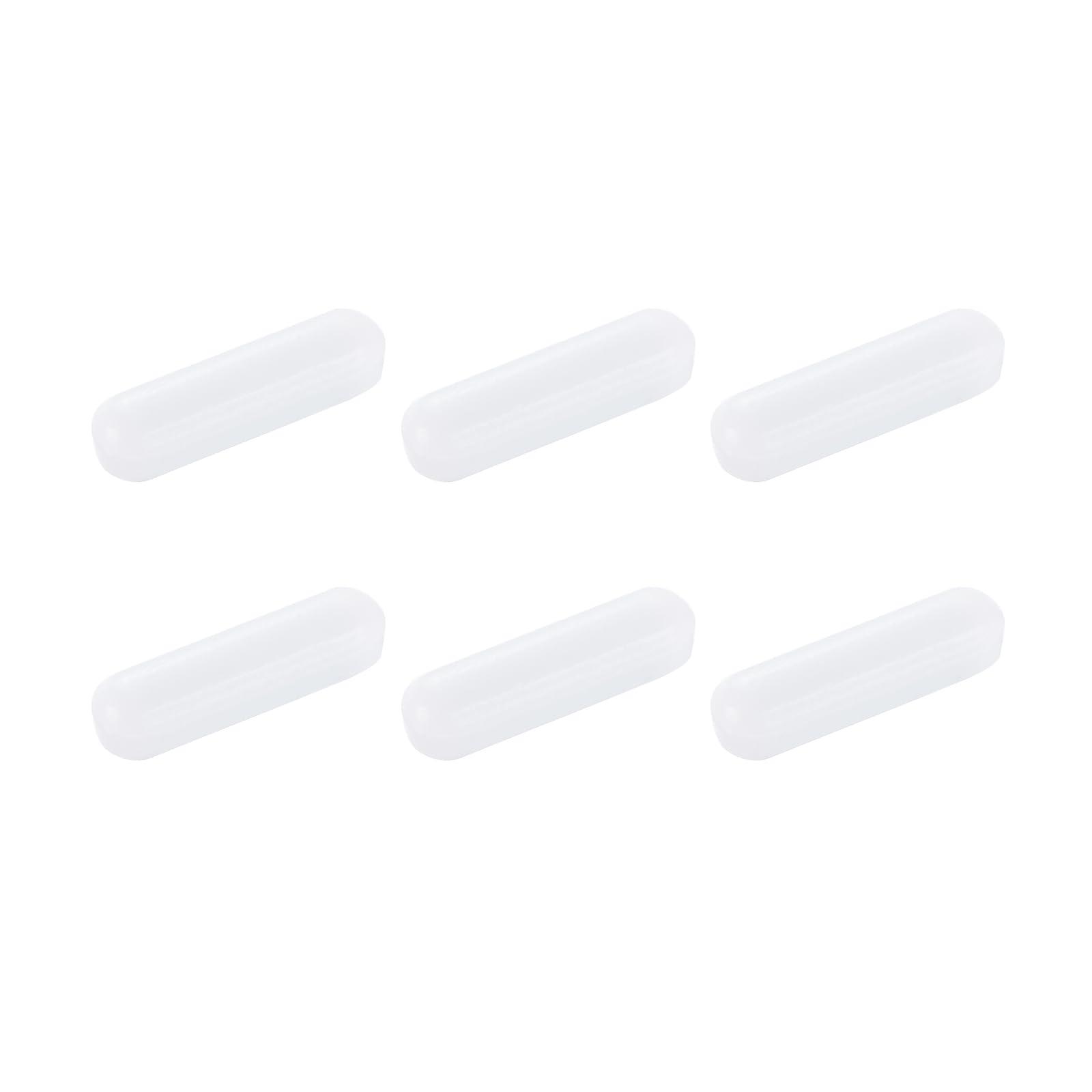Tiges D'agitation Magnétique PTFE - 4 Barreaux Blancs 25mm Pour Labo - Pack Uxcell