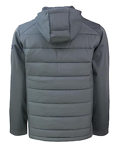 Cutter & Buck Evoke Hybrid Eco Softshell Recycled Full Zip Mens Big & Tall Hooded Jacket2