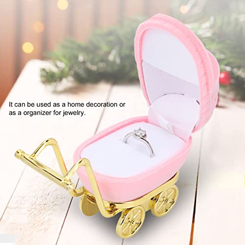 Boîte à bijoux poussette flexman couleur pêche aux finitions soignées pour collier de valeur - 7