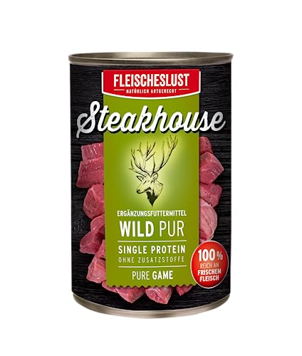 Fleischeslust Steakhouse Wild Pur, 1er Pack (1 x 820 g)