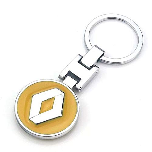 Fitracker - Llavero de aleación de metal con logotipo de coche 3D, con caja de regalo, *Renault.