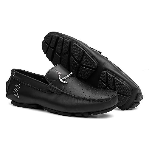 Kit 3 Pares Mocassim Masculino Ancore Em Couro Legitimo Cor:Colorido;Tamanho:43