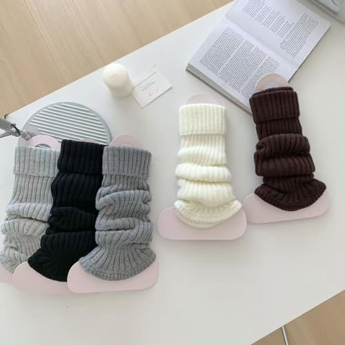 Image of Knitted Leg Warmers,womens leg warmers,Socks Long Yoga Ankle Warmers Women's Wool Warm Boot Socks