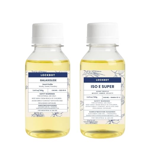 Image of ISO E Super & Galaxolide Perfume Fixative Combo | Fragrance Booster Diffusive Base for Long Lasting Perfumes | Scent Enhancer for DIY Perfume Making 100ml Each