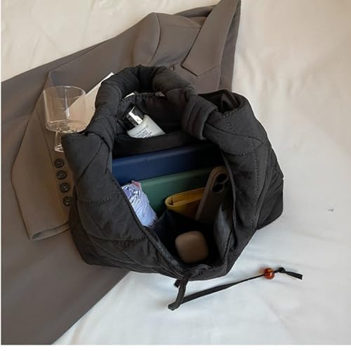 Base’ic Puffer Bag for Women – Quilted Tote Shoulder Purse, Lightweight Large Capacity Crossbody Bag for Casual Daily Use3