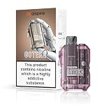 Aspire GOTEK X Vape Kit [Lavander] - Clear Stylish Design, Simple Operation, 1 Charge for 1 Day, Safe, Refillable, Rechargeable, Nic Salts, User Friendly, E Cigarettes, Starter Kit, No Nicotine