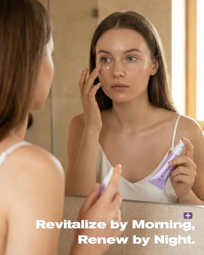 8% Caffeine Eye Cream & Retinol Under Eye Cream to Reduce Dark Circles, Puffiness, Wrinkles and Fine Lines, Anti Aging Under Eyes Serum, 1.01 FL.OZ image 1