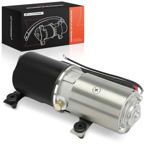 A-Premium Convertible Top Lift Motor Pump Compatible with Ford Mustang 1983-1993, Replace# E3ZZ-76533A00A, FM-EM001A