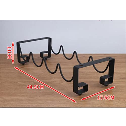 Soporte apilable para 4 botellas de vino para mostrador miniatura 2