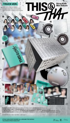 Stray Kids THIS & THAT Album [THIS + THAT + TRUCK (3 types) Full Set Album ver.]+Pre Order Benefits+BolsVos Exclusive Idol-Inspired Digital Merches – vue 4