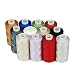 Simthread 12 Multi Colors 100% Cotton Sewing Thread Set 50s/3 for Quilting etc - 550 Yards Each (Set 1)