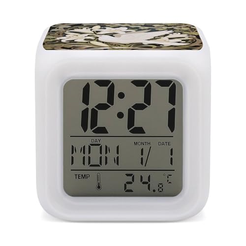 Fonctionnement simple pour ce réveil intelligent à température et date - 2