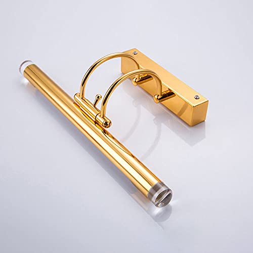 Apliques de pared de metal para espejo de baño con tecnología LED moderna 8