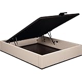  Epeda Sommier Lit Coffre Élite - Chenillé Lin 140x190