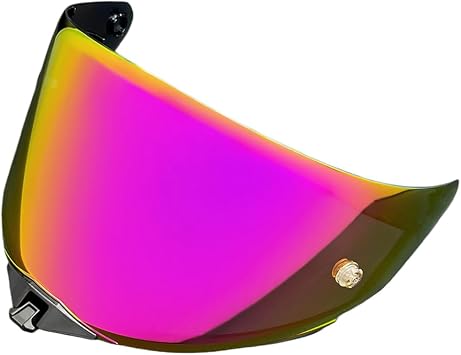 TT-Revo Helmet Visor Replacement,UV Protective Scratch-Resistant Helmet Face Shield Windproof Visor Compatible with KYT TT-Revo Revo Pink Gold-Day Use Only