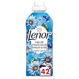 Lenor Adoucissant 42 Lavages, Parfum Envolée d’Air, 24H De Fraîcheur Relaxante, Avec Une T...