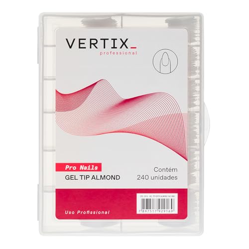 Vertix Gel Tip Almond 240 Unidades