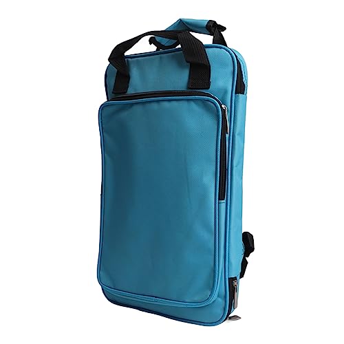 Mochila para baquetas, material Oxford portátil azul miniatura 5