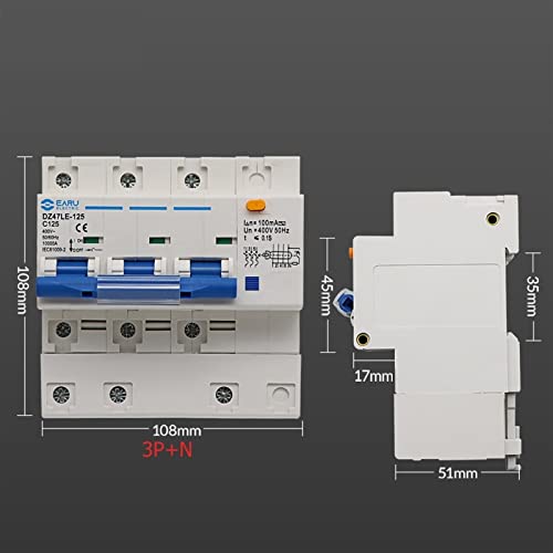 Protector de fugas trifásico RCBO 100A contra sobrecargas críticas 2