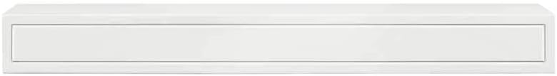 Pearl Mantels Sarah Fireplace Mantel Shelf MDF, 60", White Paint