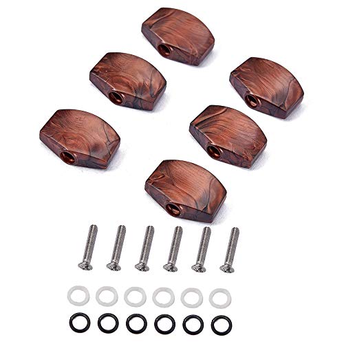 Rfeeuubft Lot de 6 boutons pour accorder la guitare, boutons pour accord, boutons pour têtes mécaniques pour guitare - Les Beatles, Paul McCartney, John Lennon, RIngo Starr, George Harrison Rfeeuubft Lot de 6 boutons pour accorder la guitare, boutons pour accord, boutons pour têtes mécaniques pour guitare – Image 4