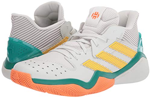 Adidas Men's Harden Stepback Basketball Shoe, Orbit Grey/Dove Grey/Glory Green, 19 M Us #TOP3