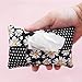 Travel Tissue Holder | Handmade Fabric Pocket Tissue Case | Floral Daisies and Polka Dot Pouch