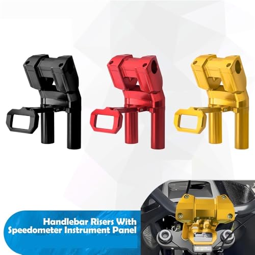 Elevador de manillar 8'' para Softail con soporte de instrumentos integrado 2