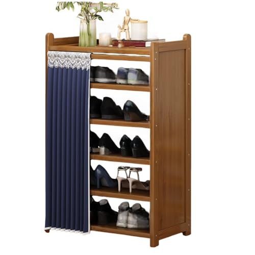 AOUTN�V���[�Y���b�N�B�C�� �C�I ���ʔ� �V���[�Y�L���r�l�b�g�C�u�� �ډB�� �h�o �ʋC �ȃX�y�[�X �P�|�� �J�[�e���t�� ��e�� ���֎��[ �L�� ���p�B (�R�[�q�[�F,6�i ��50cm)