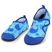 AOOSU Badeschuhe Kinder Schwimmschuhe Mädchen Wasserschuhe Jungen, Strandschuhe Schnell Trocken Badesoken Kleinkind Barfuss Schuh für Mädchen Jungen Baby Beach Pool 24-25