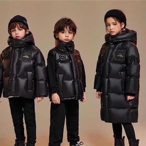 Boys Winter Coats Thick Hooded Jackets Cotton Warm Lined Puffer Outerwear Jacket Windproof Down Snowsuit Clothes3