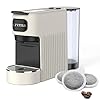 Macchina Caffè Cialde E.S.E. per Espresso Cremoso – 10 CIALDE COMPRESE, Macchinetta Del Caffe Cialde Compatta, Serbatoio 1.2L, Spegnimento Automatico, Espulsione Cialda, Vassoio Regolabile - Beige
