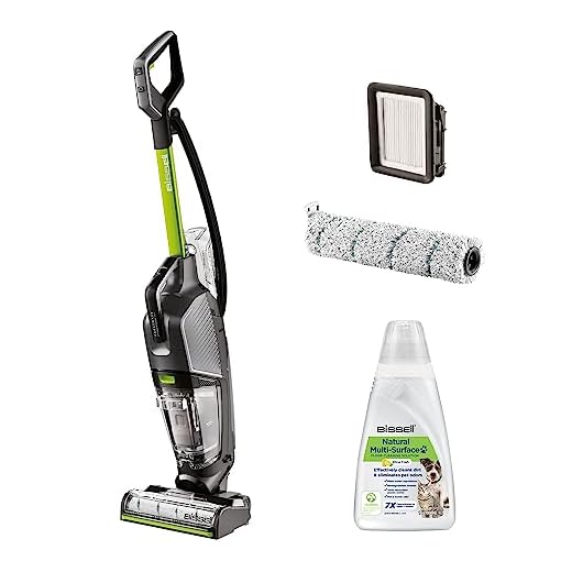 BISSELL CrossWave HydroSteam PET, Nass Trockensauger mit Kabel, Saugt, Wischt & Trocknet, Nasssauger mit Dampf Modus, Hoher Leistung Dampfreiniger, Ideal für Haustiere, Mehrflächenreinigung, 3517N