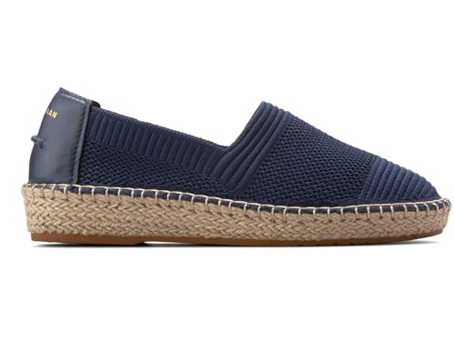 Cole Haan Cole Haan Women's Shoes - Cloudfeel Espadrille II Penny Loafer, Marine Blue Stitch, 8.5-B US