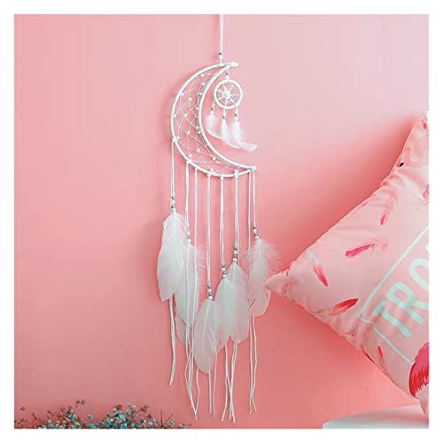 Atrapasueños mini artesanal con plumas naturales para colgar 3