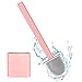 Escobillas de Inodoro de Silicona,Cepillo para Inodoro,Escobilla WC,Escobillas de Baño,para Inodoro para baño,Cepillo Limpieza (Rosado)