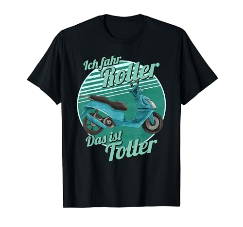 Photo de Ich Fahr Scooter Retro Vintage Roller Design T-Shirt