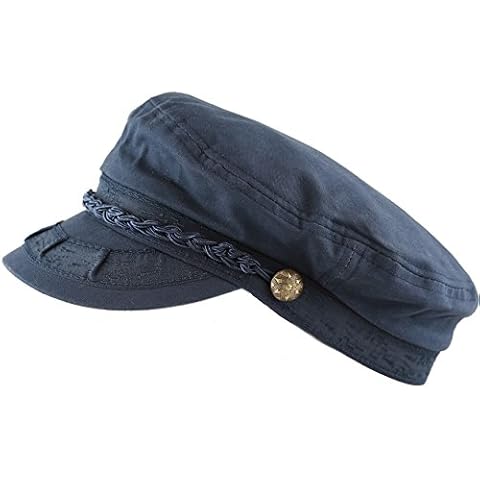 The Hat Depot Unisex Cotton Greek Fisherman Cap Cover